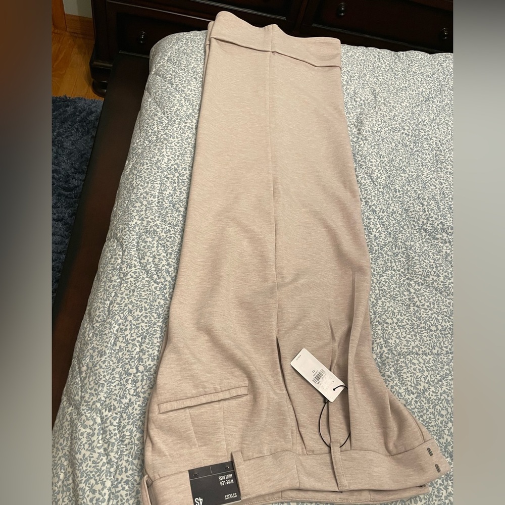 Brand new Express pants. Never worn. Very soft, jersey material. Size 4 short